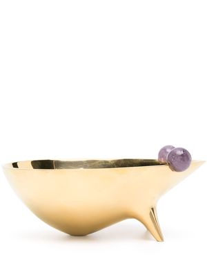 Jonathan Adler Frog-shaped brass bowl - Gold