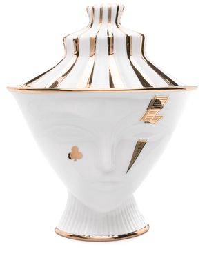 Jonathan Adler Gilded Giuliette porcelain box - White