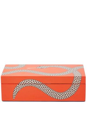 Jonathan Adler large Eden Lacquer box - Orange