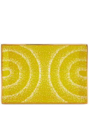 Jonathan Adler Vapor porcelain tray - Yellow