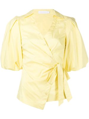 Jonathan Simkhai Aletta balloon sleeve blouse - Yellow