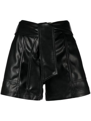 Jonathan Simkhai Core Mari faux-leather shorts - Black