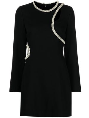 Jonathan Simkhai cut-out mini dress - BLACK