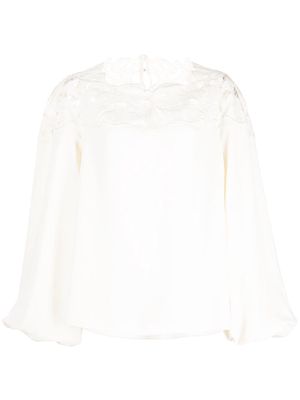 Jonathan Simkhai lace-detail blouse - White