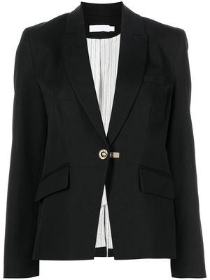 Jonathan Simkhai Lilith buckle-detail tailored blazer - Black