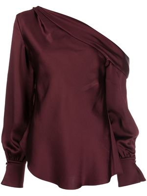 Jonathan Simkhai ruched off-shoulder blouse - MULBERRY