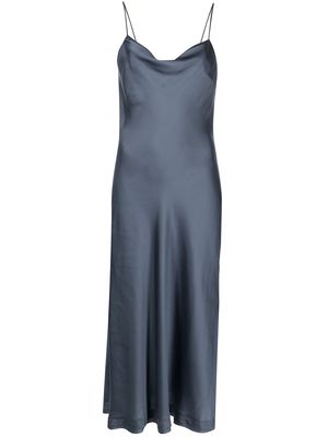 Jonathan Simkhai Standard Irina cowl-neck slip dress - Blue