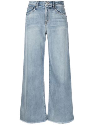 Jonathan Simkhai Standard wide-leg raw-cut jeans - Blue