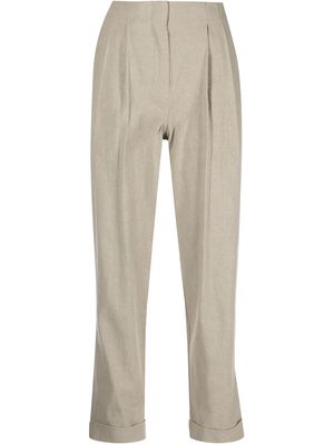 Jonathan Simkhai tailored cropped trousers - Grey