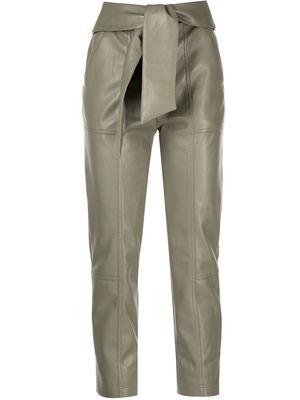 Jonathan Simkhai Tessa vegan leather trousers - Grey