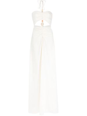 Jonathan Simkhai Wylda cut-out maxi dress - White