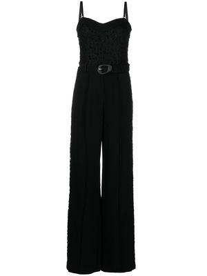 Jonathan Simkhai Zaid lace-detail jumpsuit - Black