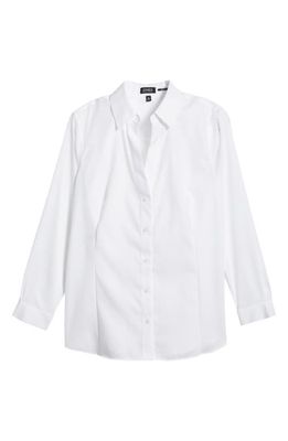 Jones New York Cotton Shirt in White