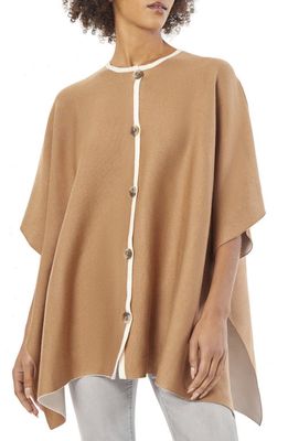 Jones New York Double Face Button Front Sweater in Caramel