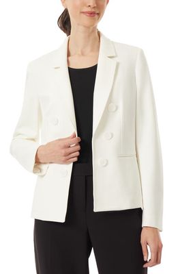 Jones New York Faux Double Breasted Jacket in Nyc White