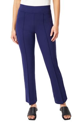 Jones New York Pleated Pull-On Pants in Pacific Navy