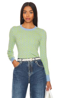 JoosTricot Long Sleeve Crew Neck in Green