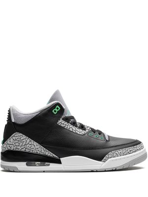 Jordan Air Jordan 3 Retro "Green Glow" sneakers - Black