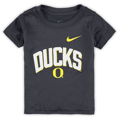 Jordan Brand Toddler Nike Anthracite Oregon Ducks Logo Legend Sideline Performance T-Shirt