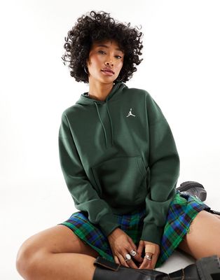 Jordan Brooklyn fleece hoodie in jade green