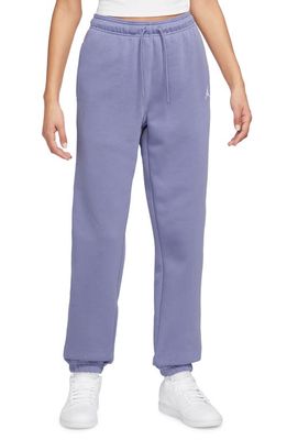 Jordan Brooklyn Fleece Sweatpants in Sky Light Purple