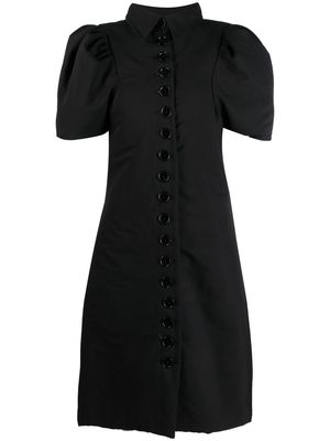 Jordan Dalah Studio puff-sleeve midi dress - Black