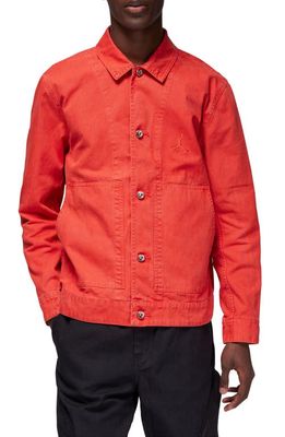 Jordan Essentials Chicago Cotton Jacket in Lobster
