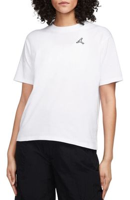 Jordan Essentials Core T-Shirt in White/White