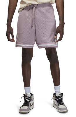 Jordan Essentials Diamond Mesh Athletic Shorts in Plum Fog