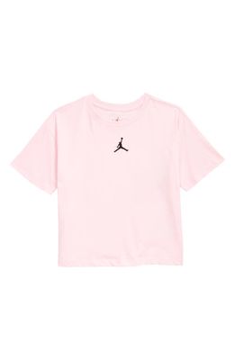 Jordan Essentials Embroidered T-Shirt in Pink Foam