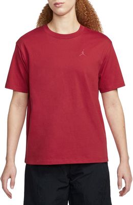 Jordan Essentials Girlfriend T-Shirt in Gym Red