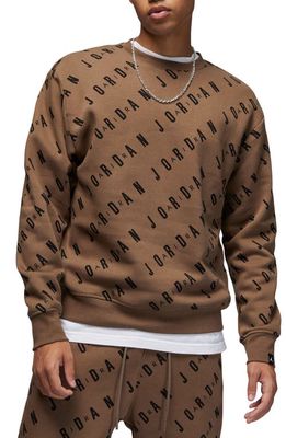 Jordan Essentials Graphic Fleece Sweatshirt in Palomino