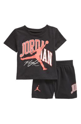 Jordan Graphic T-Shirt & Shorts Set in Black