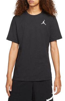 Jordan Jumpman Embroidered T-Shirt in Black/White