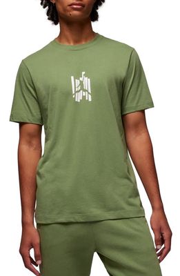 Jordan Jumpman Graphic T-Shirt in Sky J Lt Olive/White