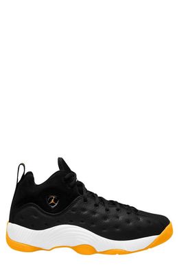 Jordan Jumpman Team 2 Basketball Sneaker in Black/Taxi/White