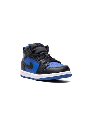 Jordan Kids Air Jordan 1 Mid "Black/Royal Blue" sneakers