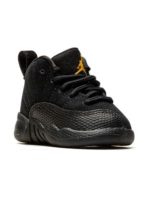 Jordan Kids Air Jordan 12 "Black/Gold" sneakers