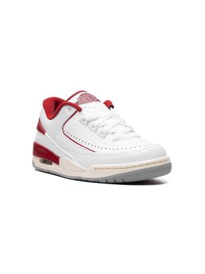 Jordan Kids Air Jordan 2/3 leather sneakers - White