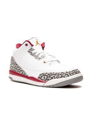 Jordan Kids Air Jordan 3 "Cardinal" sneakers - White