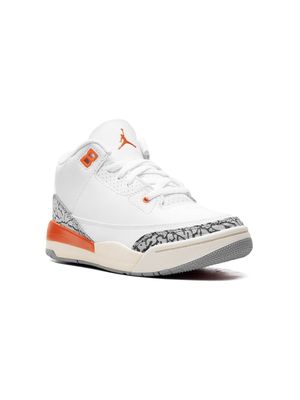 Jordan Kids Air Jordan 3 Retro "Georgia Peach" sneakers - White