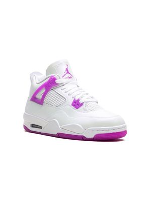 Jordan Kids Air Jordan 4 Retro "Hyper Violet" sneakers - White