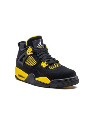 Jordan Kids Air Jordan 4 "Thunder" sneakers - Black
