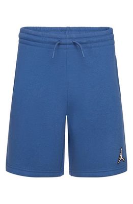 Jordan Kids' Essentials Fleece Sweat Shorts in True Blue