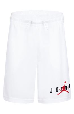 Jordan Kids' Essentials Mesh Basketball Shorts in White