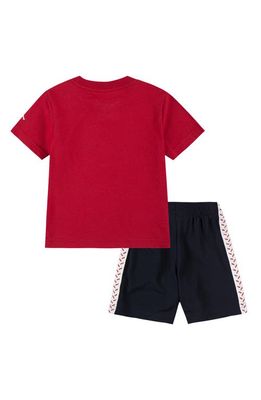 Jordan Kids' Flight Graphic T-Shirt & Mesh Shorts Set in Black
