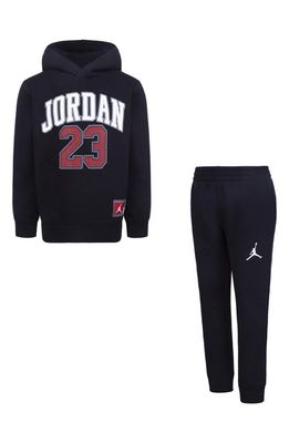 Jordan Kids' Graphic Fleece Hoodie & Joggers Set in Black