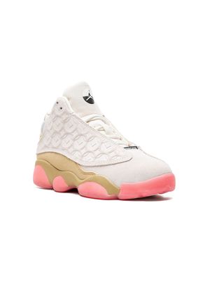 Jordan Kids Jordan 13 Retro Low suede sneakers - Neutrals