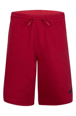 Jordan Kids' Jumpman Air Cotton Blend Shorts in Gym Red