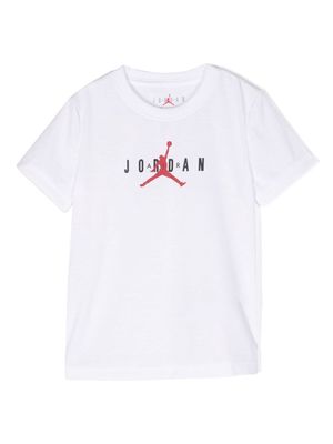 Jordan Kids Jumpman-print recycled-polyester T-shirt - White